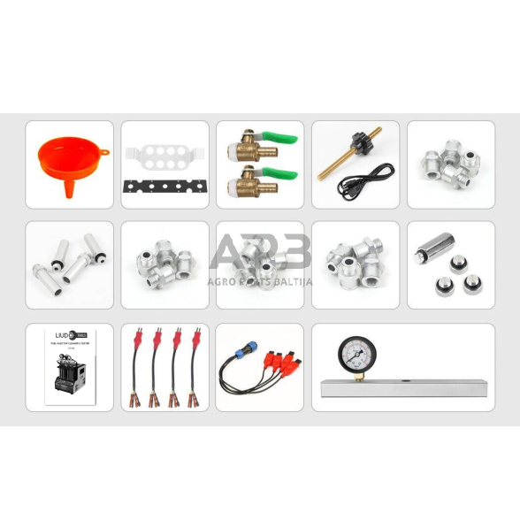 Degalų įpurškimo (benz.) testeris ir purkštukų valymo įrenginys 3 Degalų įpurškimo (benz.) testeris ir purkštukų valymo įrenginys 3