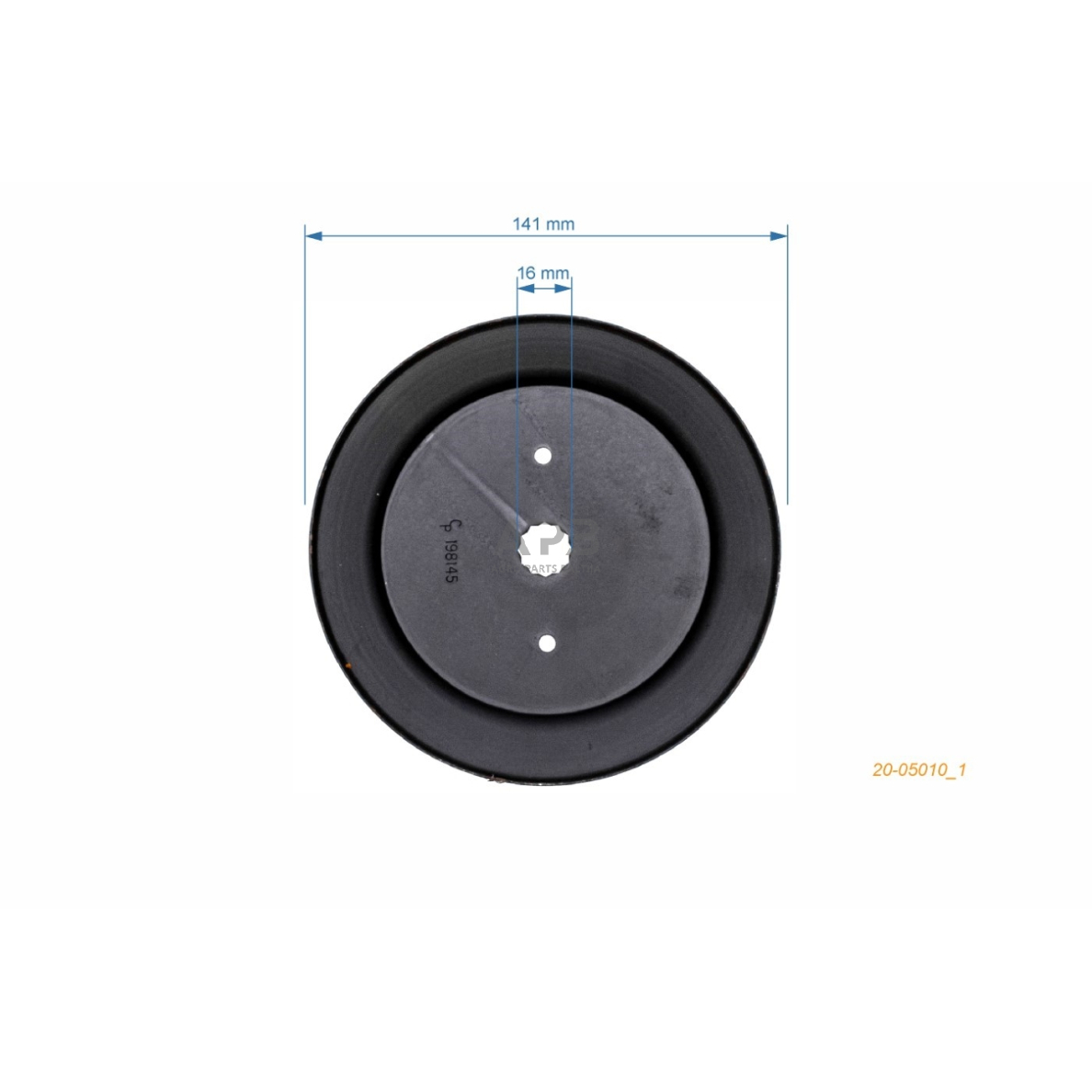 Diržo skriemulys Craftsman 532 19 81-45, 5321981-45, 532198145, 198145 pjaunamosios plotis 42 ( 107 cm ) 142,00 x 23,90 x 16,20 mm 3
