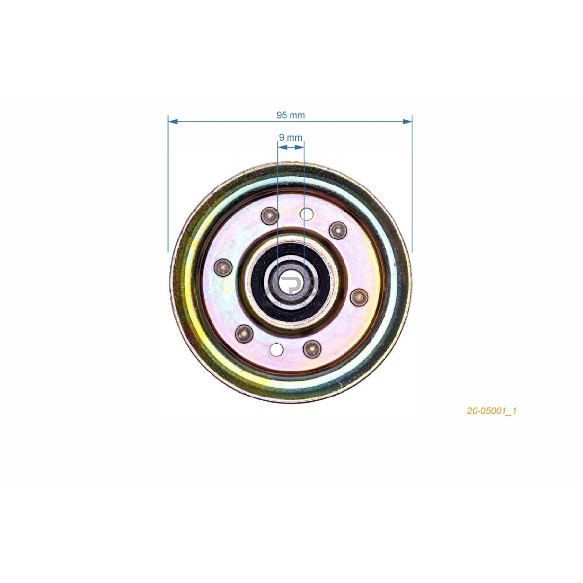 Diržo skriemulys Electrolux PK19H42YT, PPR20H42STB PR1642STA, PR1742STC, PR1742STE, PR17542STC, PR1842STA, PR18542STA, PR185H42STB, PR185H42STE, PR20H42STC, PR20PH42STD pjaunamosios plotis 38 ( 96 cm ), 42 ( 107 cm ) 96,50 x 28,30 x 9,50 mm 4