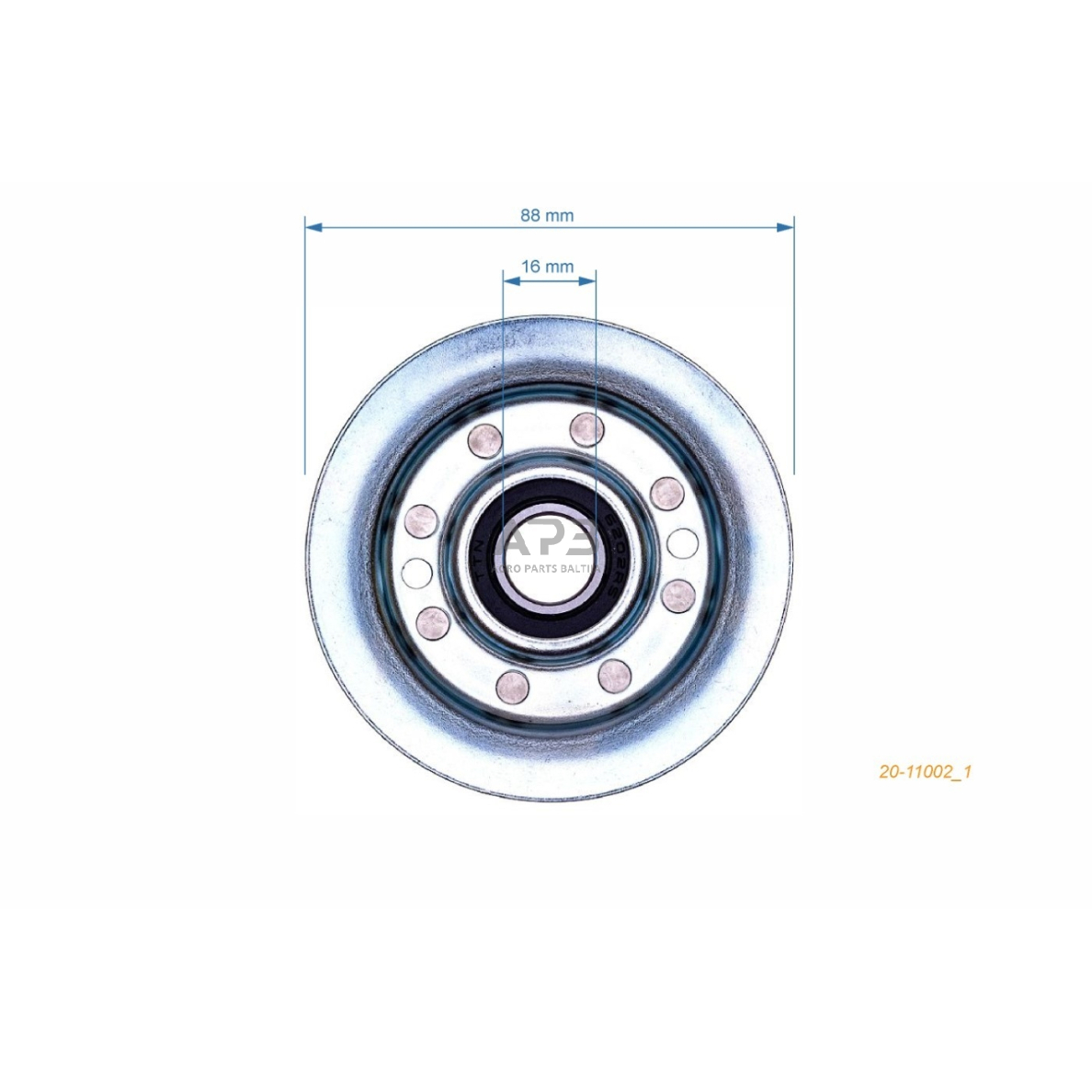 Diržo skriemulys Husqvarna 531 00 55-62, 531005562 87,90 x 20,30 x 15,80 mm 3 Diržo skriemulys Husqvarna 531 00 55-62, 531005562 87,90 x 20,30 x 15,80 mm 3