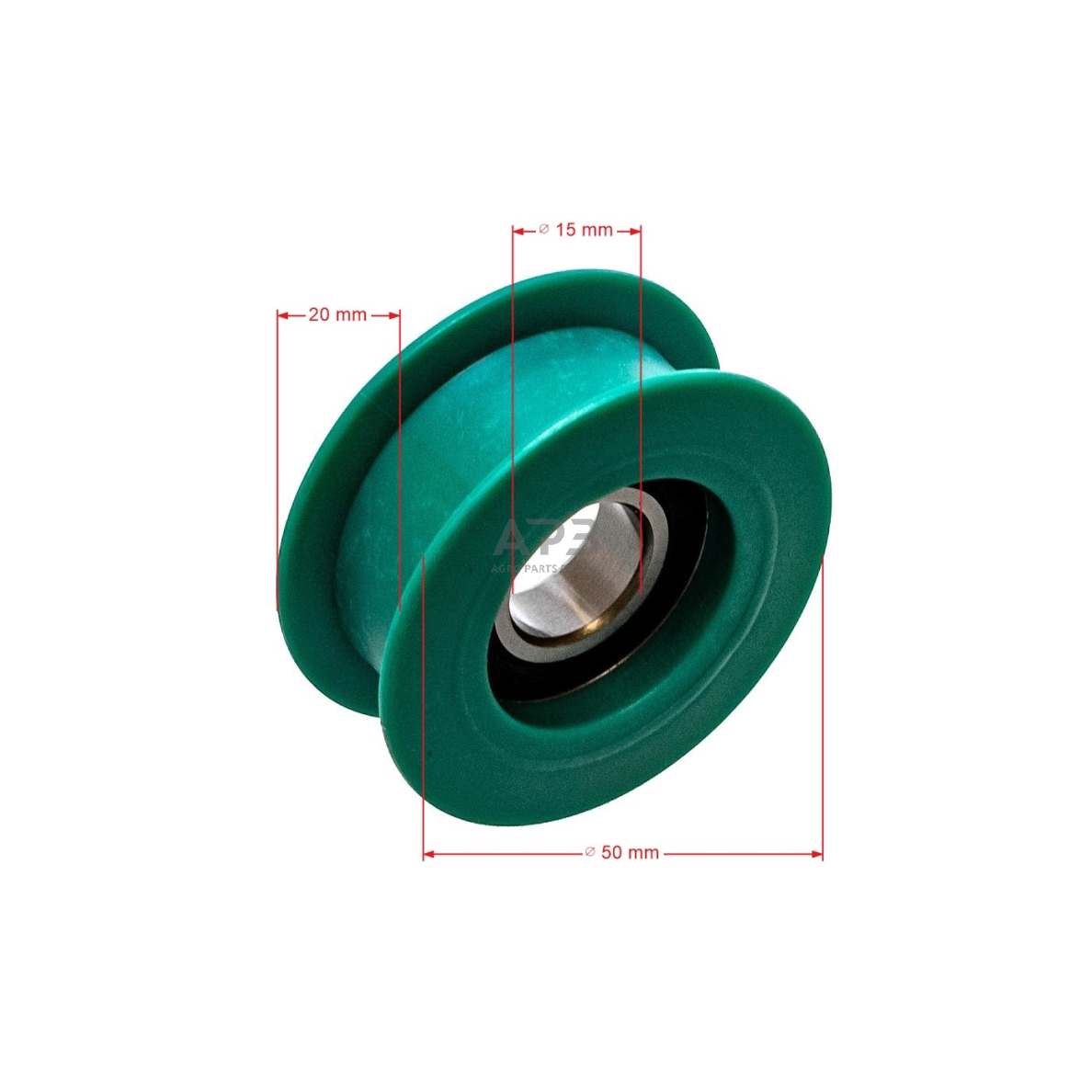 Diržo skriemulys John Deere LR175 6125 760 6600, 61257606600 50,00 x 19,60 x 14,90 mm 2 Diržo skriemulys John Deere LR175 6125 760 6600, 61257606600 50,00 x 19,60 x 14,90 mm 2