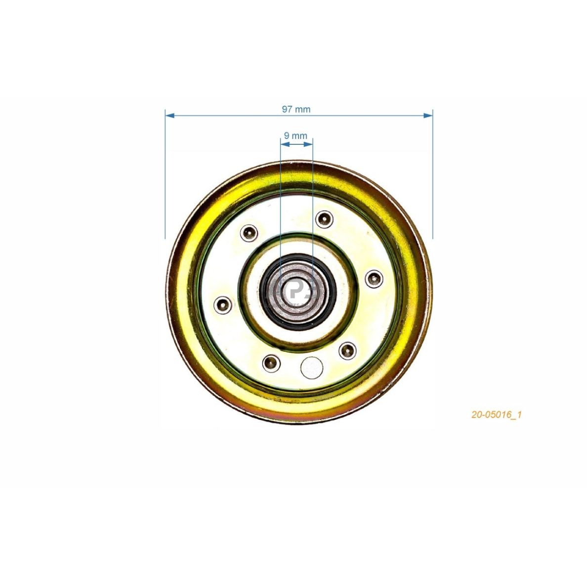 Diržo skriemulys Mcculloch M115-97, M105-77X, M200107H, Mowcart 96021000800, M125107H, MC20V42YT 532 17 79-68, 532177968, 177968, 532 19 31-97, 532193197, 193197 102,00 x 37,60 x 9,90 mm 4 Diržo skriemulys Mcculloch M115-97, M105-77X, M200107H, Mowcart 96021000800, M125107H, MC20V42YT 532 17 79-68, 532177968, 177968, 532 19 31-97, 532193197, 193197 102,00 x 37,60 x 9,90 mm 4