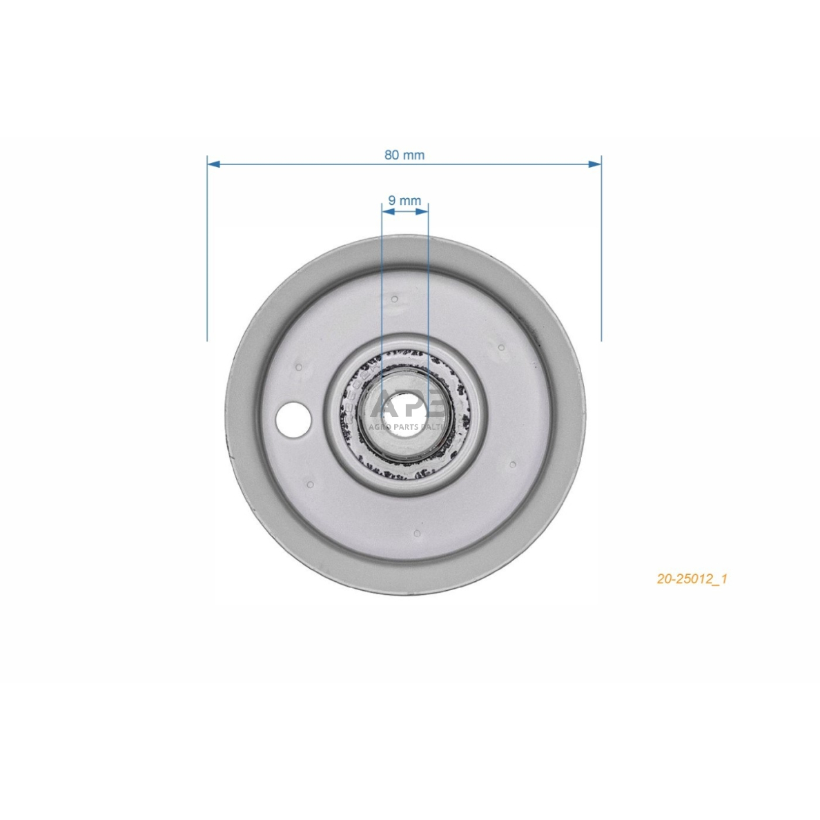 Diržo skriemulys MTD 756-3054, 7563054, 756-3054A, 7563054A 81,00 x 30,00 x 9,50 mm 3