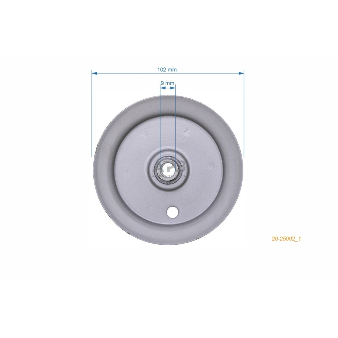 Diržo skriemulys Noma 756-0643A, 7560643A, 756-0643, 7560643, 756-0437, 7560437, 956-0437, 9560437, 52694, 2-4452, 24452 101,70 x 29,00 x 9,60 mm 3