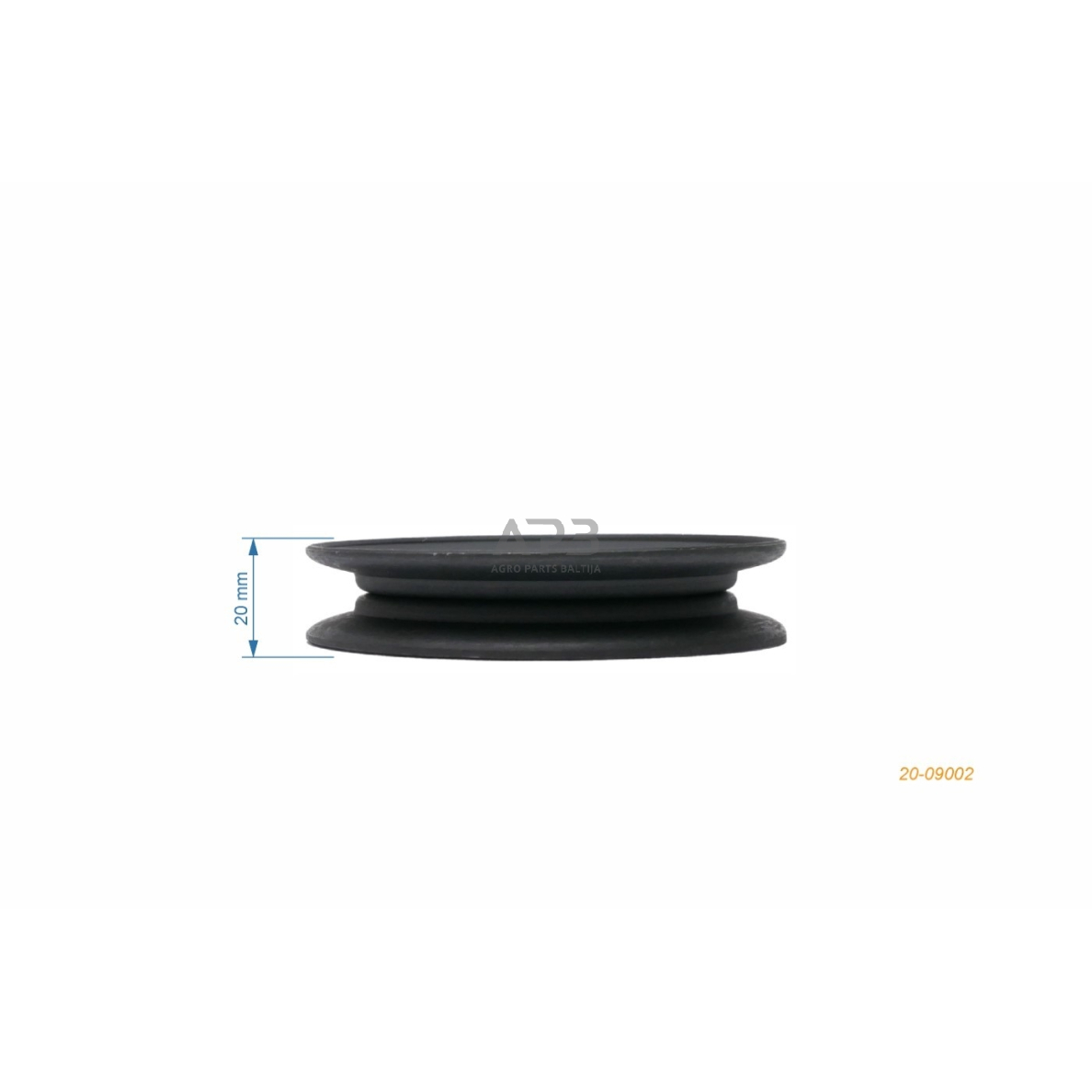 Diržo skriemulys su guoliu AL-KO 98,00 x 12,00 x 21,00 mm 464454, 464459, 514716, T 13-102 SP-H, T 14-102 HDE Edition, T 15-102 HD, T 15-102 HDS, T 15-102 HDE-K, T 16-102 HD, T 18-102 HD, T 20-102 HD 4