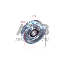 Diržo skriemulys AGS V3500-3712 89,00 x 23,50 x 16,90 mm