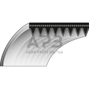 Diržas Kynast 18x572mm La 15-E-401, 15-E-402, 15-E-403, 100.000.048, 100000048, 00.3091.20, 00309120