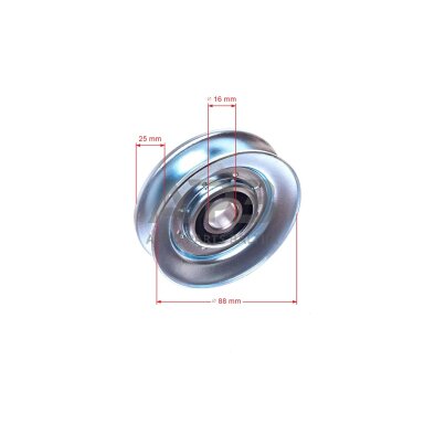 Diržo skriemulys Karsit V3500-3712 89,00 x 23,50 x 16,90 mm