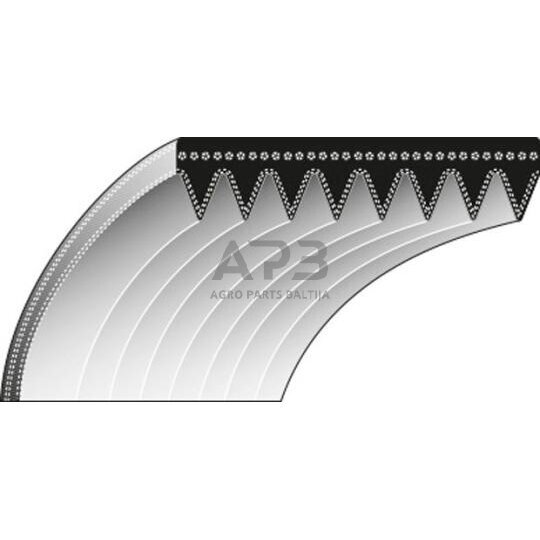 Diržas Kynast 18x572mm La 15-E-401, 15-E-402, 15-E-403, 100.000.048, 100000048, 00.3091.20, 00309120