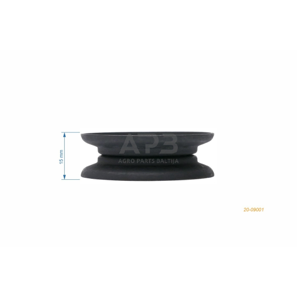 Diržo skriemulys AL-KO 68,00 x 12,20 x 26,60 mm 414604, 401418, Farmer MH 4000, Farmer MH 4001 R, Farmer MH 5000, Farmer MH 5001 R, Farmer MH 5060, Farmer MH 5060 R 3