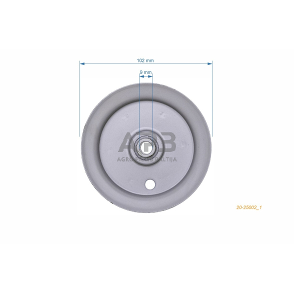 Diržo skriemulys Noma 756-0643A, 7560643A, 756-0643, 7560643, 756-0437, 7560437, 956-0437, 9560437, 52694, 2-4452, 24452 101,70 x 29,00 x 9,60 mm 3 Diržo skriemulys Noma 756-0643A, 7560643A, 756-0643, 7560643, 756-0437, 7560437, 956-0437, 9560437, 52694, 2-4452, 24452 101,70 x 29,00 x 9,60 mm 3