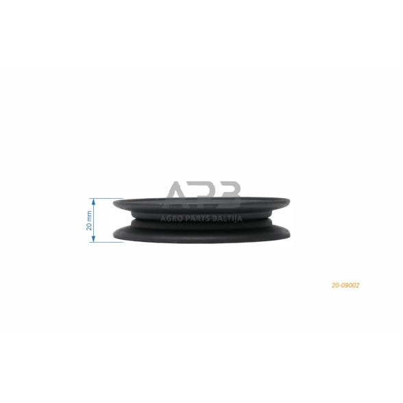 Diržo skriemulys su guoliu AL-KO 98,00 x 12,00 x 21,00 mm 464454, 464459, 514716, T 13-102 SP-H, T 14-102 HDE Edition, T 15-102 HD, T 15-102 HDS, T 15-102 HDE-K, T 16-102 HD, T 18-102 HD, T 20-102 HD 4