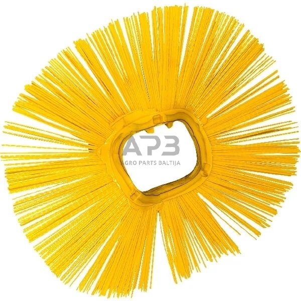 Diskinis šepetys Zig-Zag polipropileniniais šeriais universalus Diskinis šepetys Zig-Zag polipropileniniais šeriais universalus