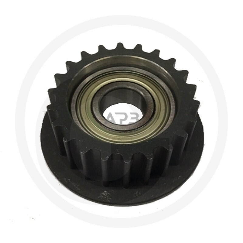 Diržo skriemulys su guoliu John Deere 54,00 x 17,00 x 22,50 mm su 22 dantimis AM125624, LT 133, LT 155, LT 166, LTR 155, LTR 166, LTR 180 Diržo skriemulys su guoliu John Deere 54,00 x 17,00 x 22,50 mm su 22 dantimis AM125624, LT 133, LT 155, LT 166, LTR 155, LTR 166, LTR 180