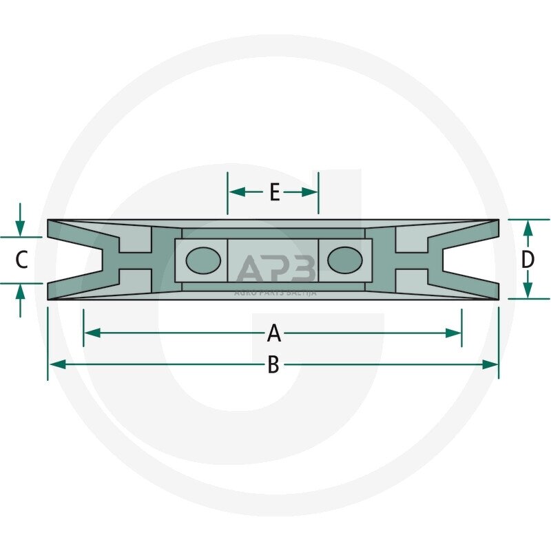 Diržo skriemulys su guoliu universalus 57,60 x 90,90 x 16,30 x 20,60 x 16,90 mm 1 Diržo skriemulys su guoliu universalus 57,60 x 90,90 x 16,30 x 20,60 x 16,90 mm 1