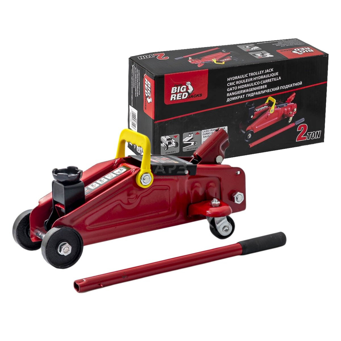 Domkratas su ratukais 2t 7 Domkratas su ratukais 2t 7