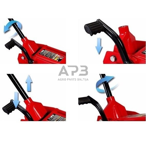 Domkratas su ratukais 3.0t 1 Domkratas su ratukais 3.0t 1