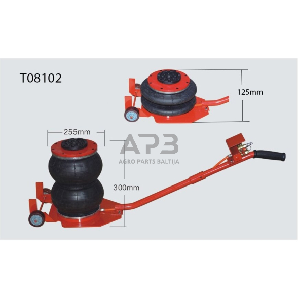 Domkratas 2t pneumatinis su 2 oro pagalvėmis 2 Domkratas 2t pneumatinis su 2 oro pagalvėmis 2