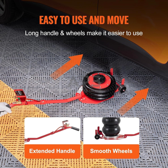 Domkratas 3t pneumatinis  su 3 oro pagalvėmis 4 Domkratas 3t pneumatinis  su 3 oro pagalvėmis 4