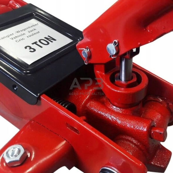 Domkratas su ratukais ir pasukama rankena 3t 3 Domkratas su ratukais ir pasukama rankena 3t 3