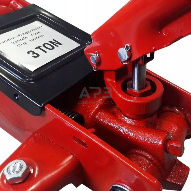 Domkratas su ratukais ir pasukama rankena 3t 3 Domkratas su ratukais ir pasukama rankena 3t 3