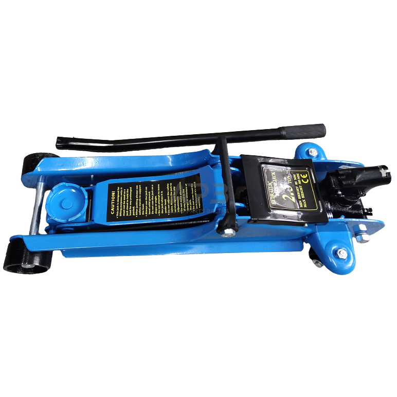 Domkratas su ratukais ir sukama rankena 2.5t. Pažemintas Domkratas su ratukais ir sukama rankena 2.5t. Pažemintas