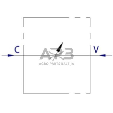 Droselinės sklendės vožtuvas VRB, G1/2", C056V0565