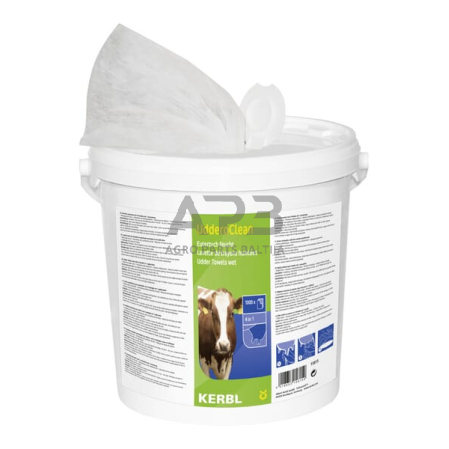 Drėgnos servetėlės tešmens higienai Kerbl 1000 vnt. 15815KER Drėgnos servetėlės tešmens higienai Kerbl 1000 vnt. 15815KER