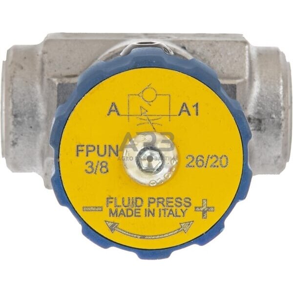 Droselinės sklendės atbulinis vožtuvas M06-0,5-3/8, FPUN05001 2 Droselinės sklendės atbulinis vožtuvas M06-0,5-3/8, FPUN05001 2