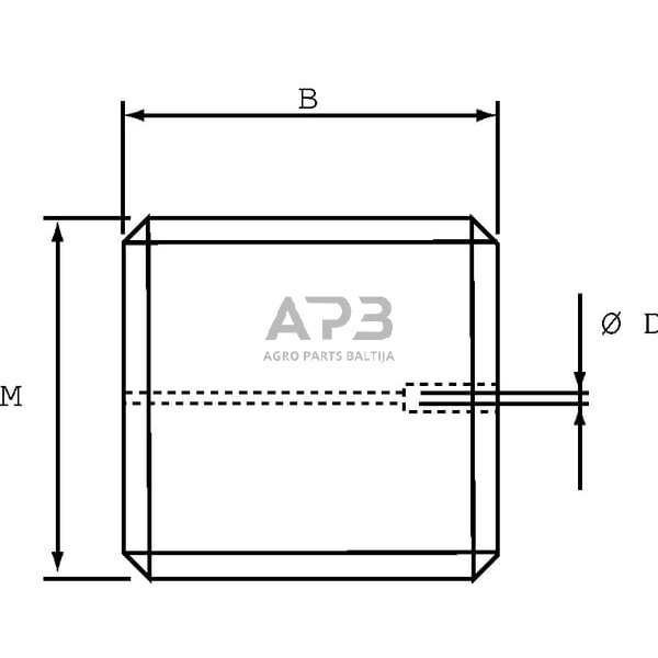 Droselinės sklendės varžtas M6 Ø 0.8mm St, SSM6608 3