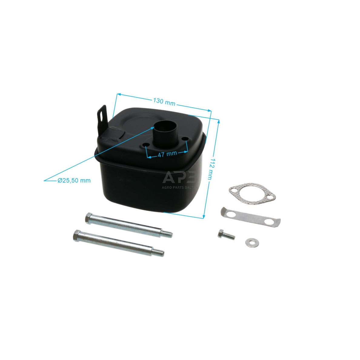 Duslintuvas BRIGGS & STRATTON nuo 10AG ik 12.5AG. Išmatavimai 120x111x85mm 394170, 394180, 491413, 691874, AM108033 4