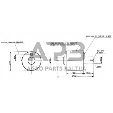 Duslintuvo kietųjų dalelių filtras 76mm Donaldson M070068