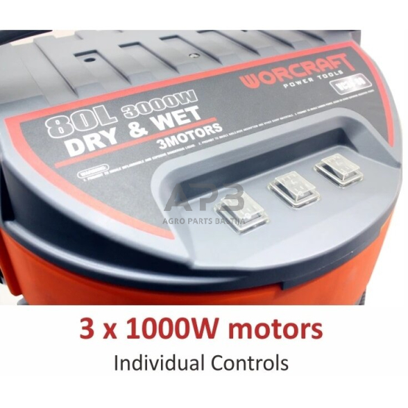 Dulkių siurblys 80l 3000W 5 Dulkių siurblys 80l 3000W 5