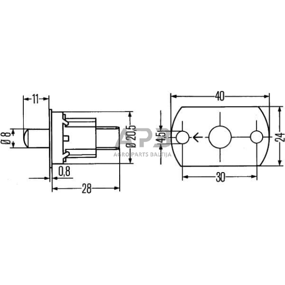 Durų jungiklis Hella 6ZF005686067 5 Durų jungiklis Hella 6ZF005686067 5
