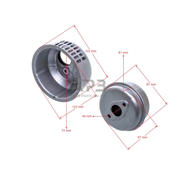 Duslintuvas ZONGSHEN XP140 100006826, 100006278 1 Duslintuvas ZONGSHEN XP140 100006826, 100006278 1