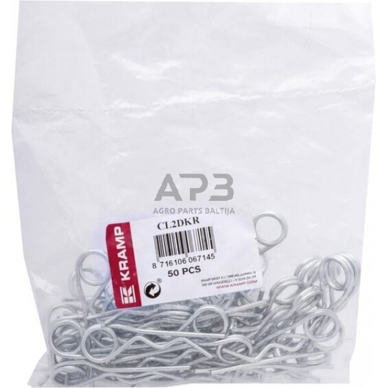 Dvigubi spyruokliniai kaiščiai 50 vnt. 2,00 mm CL2DKR 3 Dvigubi spyruokliniai kaiščiai 50 vnt. 2,00 mm CL2DKR 3