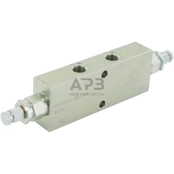 Dvigubas balansavimo vožtuvas 3/8", FPO50D38L35 1 Dvigubas balansavimo vožtuvas 3/8", FPO50D38L35 1