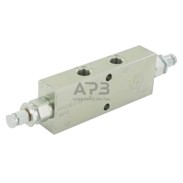 Dvigubas balansavimo vožtuvas 3/8", FPO50D38L35 Dvigubas balansavimo vožtuvas 3/8", FPO50D38L35
