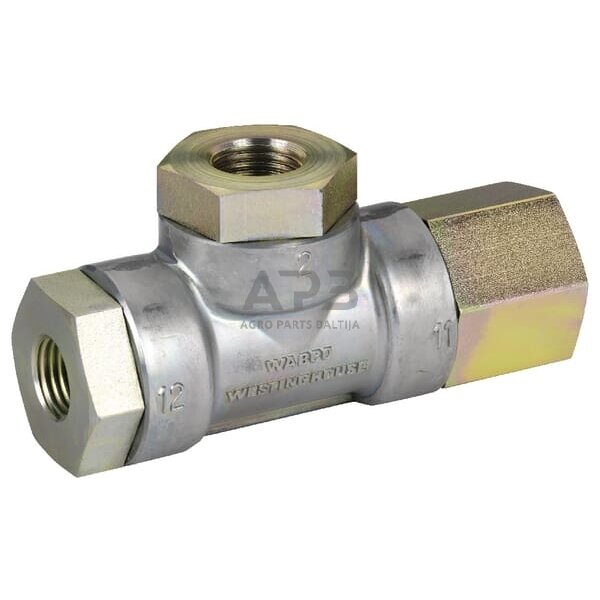 Dviejų pakopų vožtuvas Wabco 4342080500 Dviejų pakopų vožtuvas Wabco 4342080500