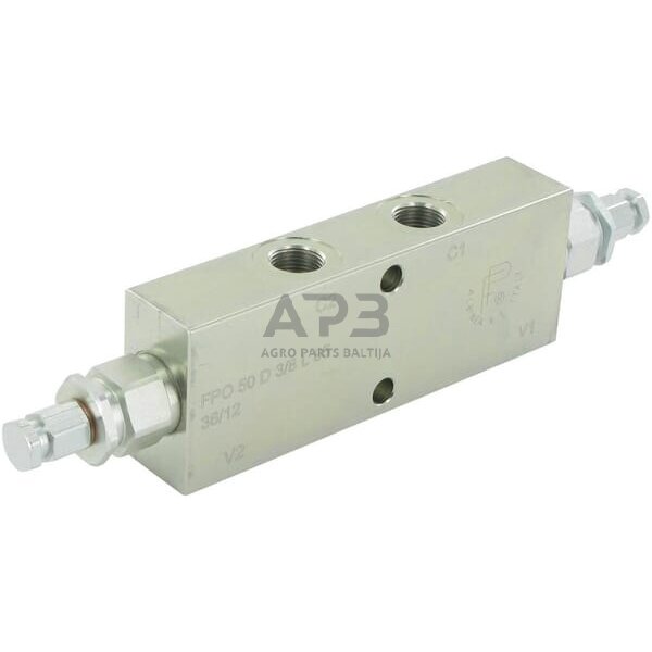 Dvigubas balansavimo vožtuvas 3/8", FPO50D38L35 1