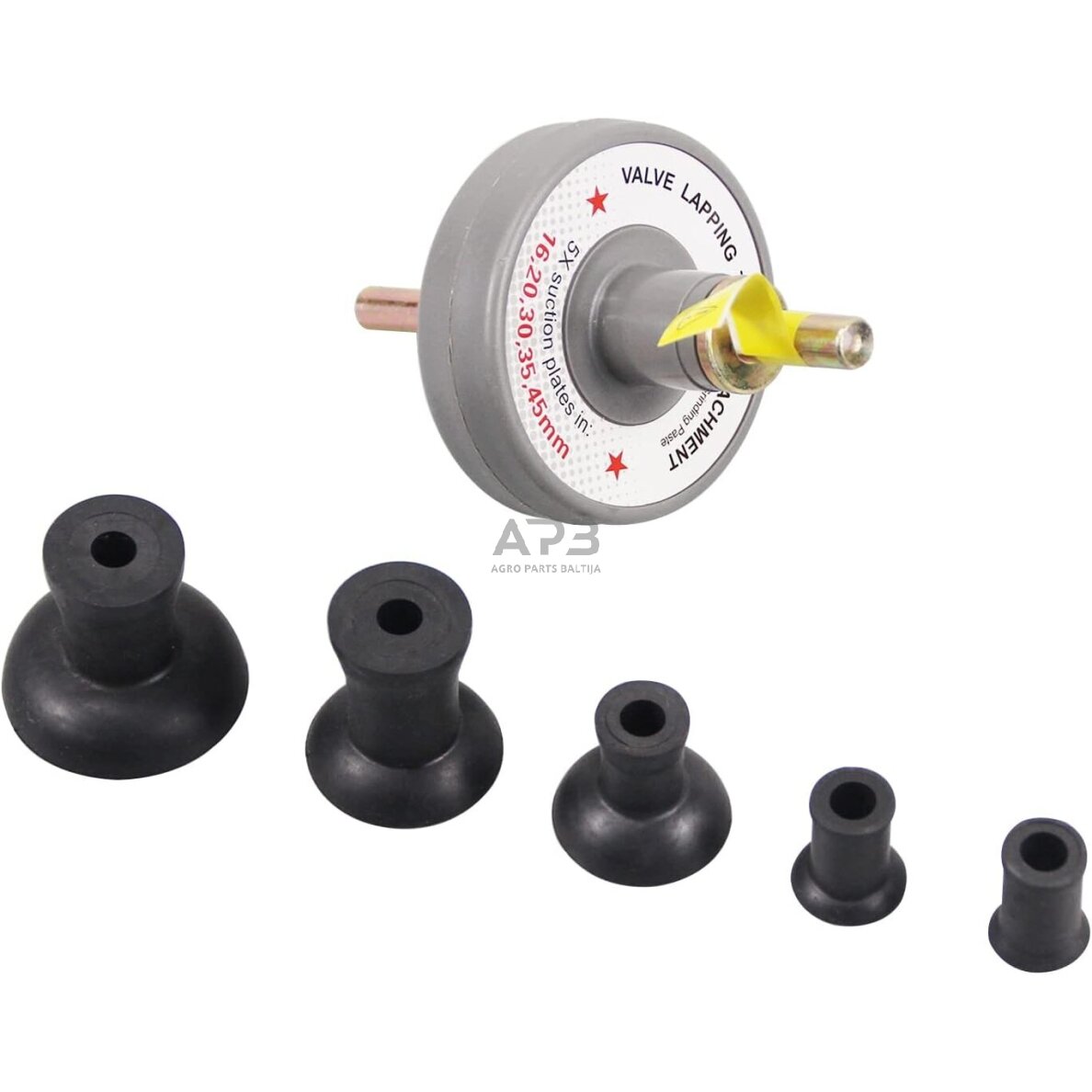 Dyzelinių purkštukų lizdų valymo/vožtuvų pritrynėjų rinkinys 6vnt. suktuvui Dyzelinių purkštukų lizdų valymo/vožtuvų pritrynėjų rinkinys 6vnt. suktuvui