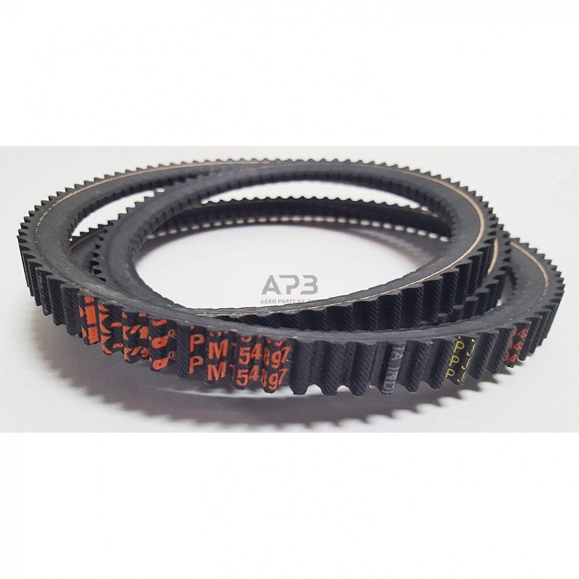 Dantytas diržas John Deere X300 - X540, M154897, 154897, M172924, 172924 Dantytas diržas John Deere X300 - X540, M154897, 154897, M172924, 172924