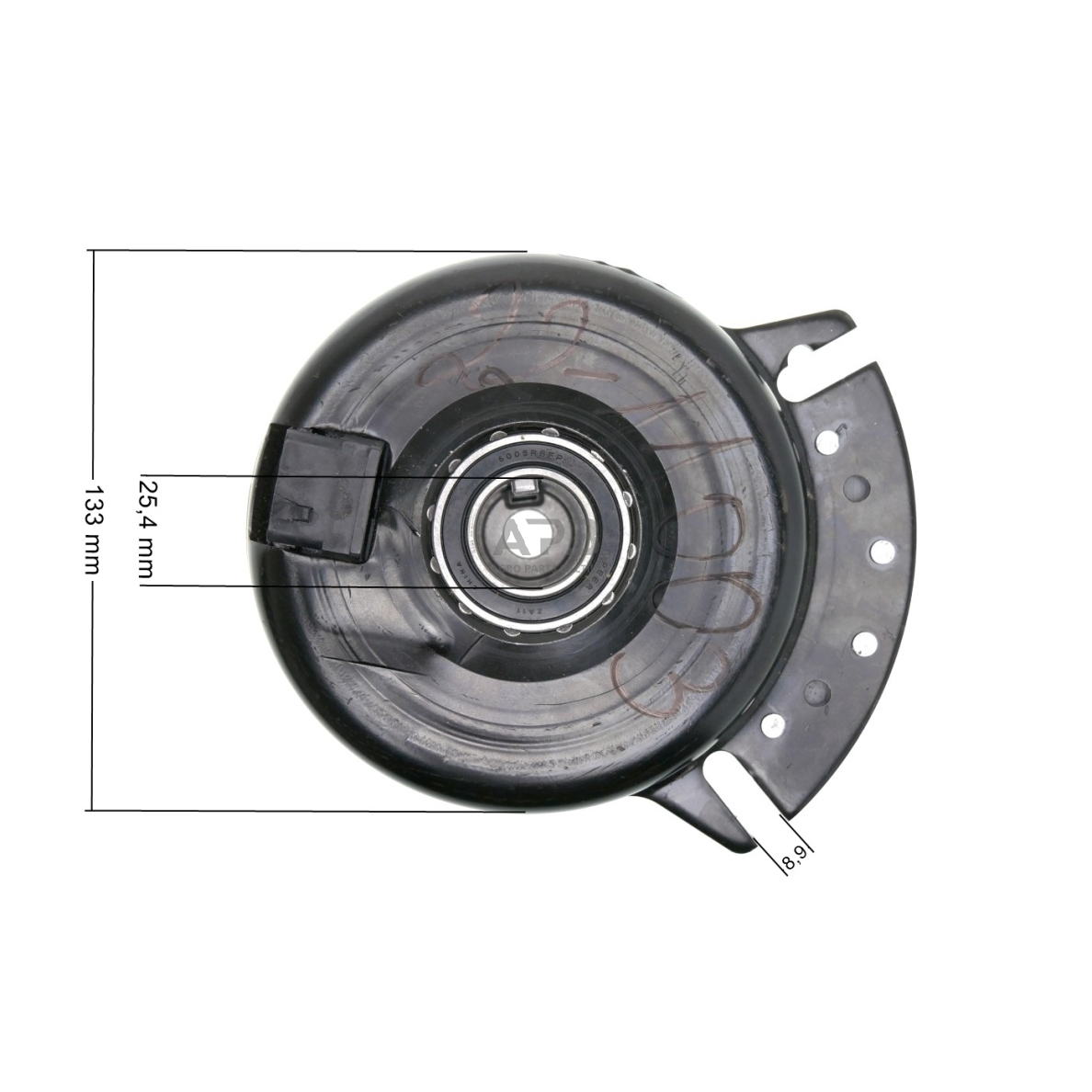 Elektromagnetinė sankaba AYP. Aukštis 90,00 mm, skriemulys 135,00 mm 5148676, 5217-4, 52174 4 Elektromagnetinė sankaba AYP. Aukštis 90,00 mm, skriemulys 135,00 mm 5148676, 5217-4, 52174 4