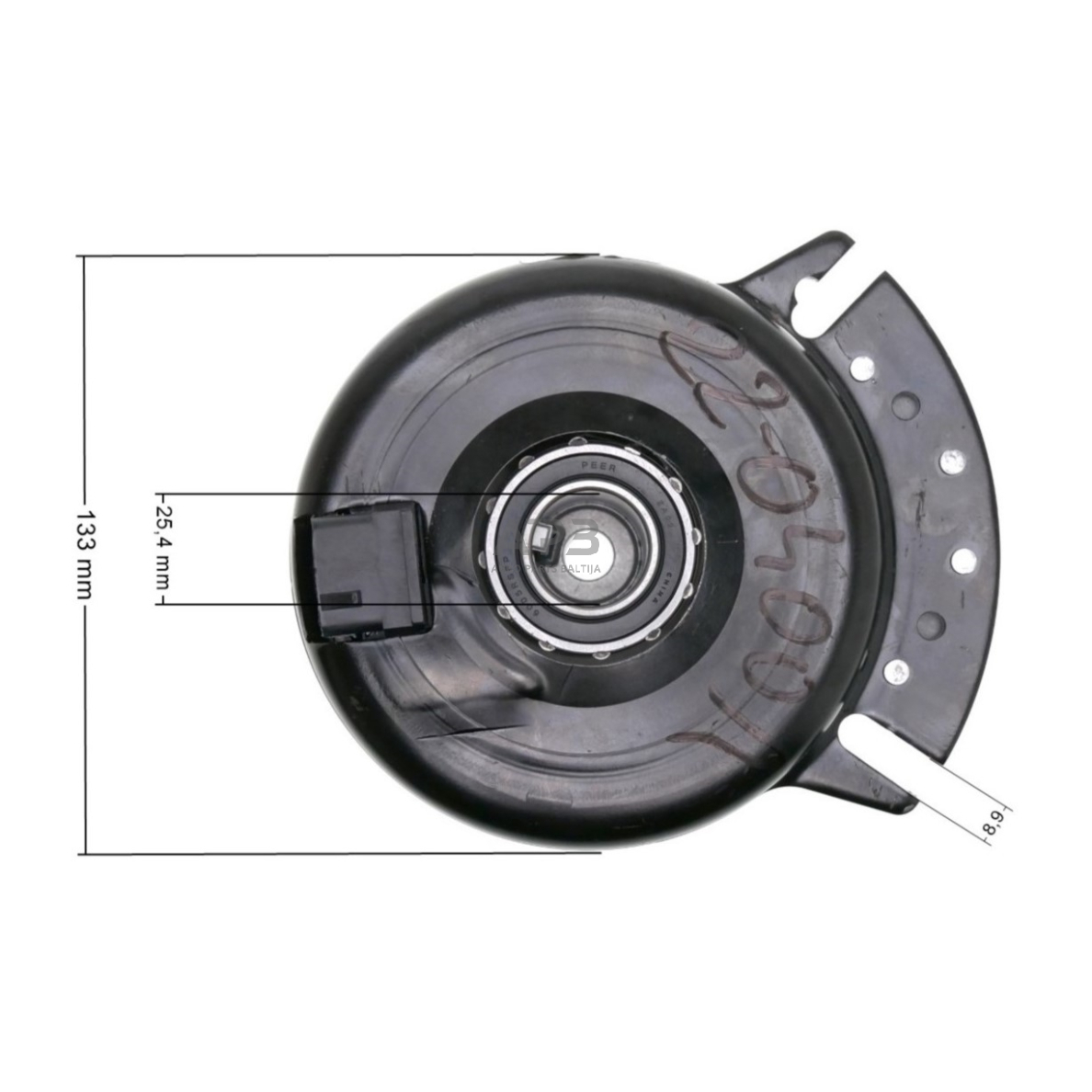 Elektromagnetinė sankaba Warner G312. Aukštis 95,00 mm, skriemulys 133,00 mm 521684, 5217-36, 521736 3 Elektromagnetinė sankaba Warner G312. Aukštis 95,00 mm, skriemulys 133,00 mm 521684, 5217-36, 521736 3