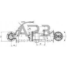 Elektrinė kuro pompa 12V HARDI Automotive 18812V