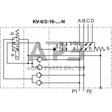 Elektrinis eigos vožtuvas 6KVH1624