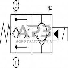 Elektrinis hidraulinis vožtuvas 2/2 SVP10NO 24VDC A08, SVP10NO004