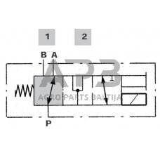 Elektrinis hidraulinis vožtuvas 3/2 12v DC 10-3A-G-08-1, DFE103003