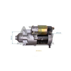 Elektrinis starteris ZONGSHEN XP680, GB680 100009806