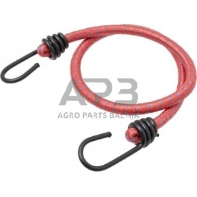 Elastinė tvirtinimo virvė su kabliukais Ø10mm – 800mm BC10100800KR 10vnt.